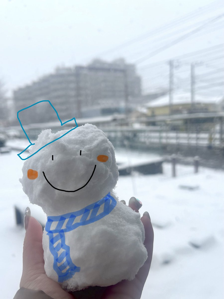 不審者みたいな格好して
やる気充分で外に出たら寒さに負け、
気持ち程度しか作れませんでした。