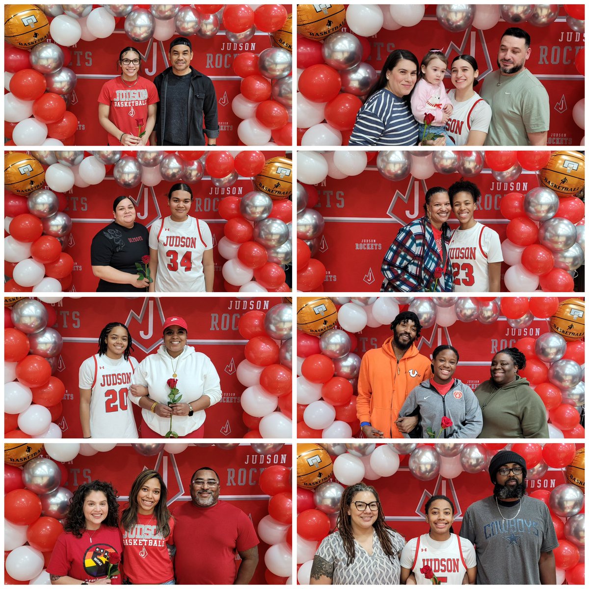 GirlsJudson's tweet photo. We got the BIG win last night against a tough San Marcos team and had the opportunity to CELEBRATE๐ our SENIORS and thank our PARENTS! This community showed so much support for these young ladies and we are so grateful! #RocketPride #RocketWin https://t.co/UIWDpqVsrO
