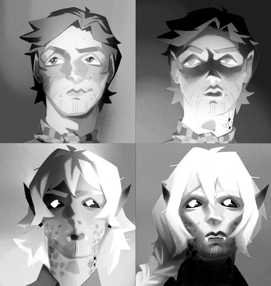 The power of light and shadow

Oh and Jack von Pyroscythe is also there

#VampiresSMPfanart #vampiressmp #pyroscythefanart