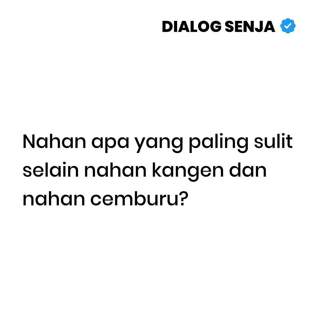 Dialog Senja tweet media