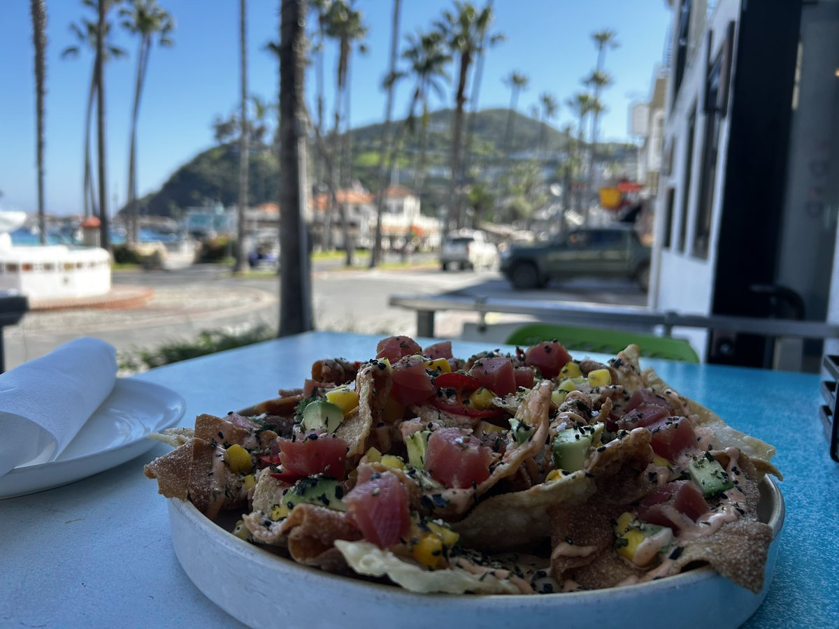 Lunch before scuba diving on Catalina