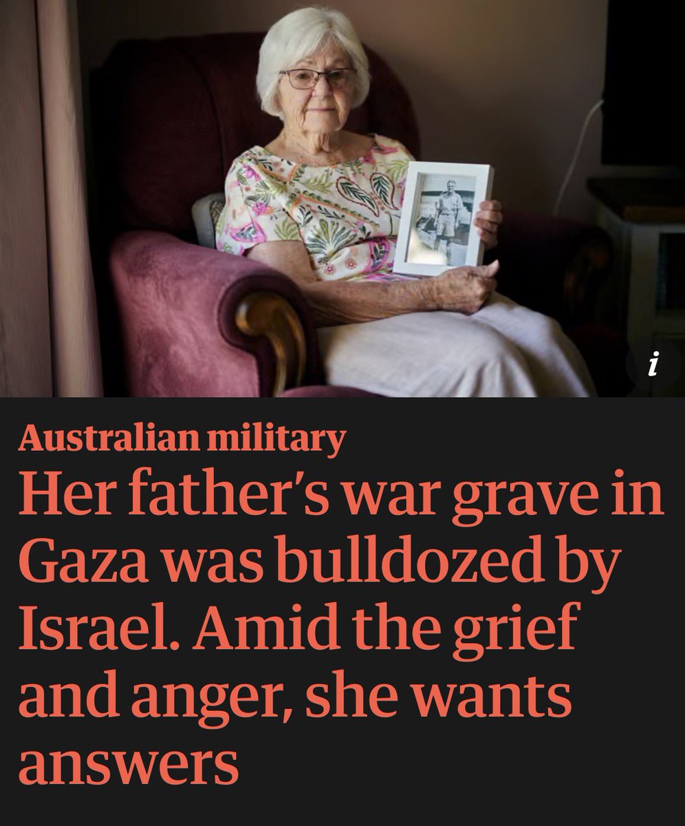 After asking him about genocide, war. crimes, and the murder of Zomi Frankcom, Albanese could then speak to Herzog about these Australian graves Israel has destroyed? Lots to talk about. #auspol