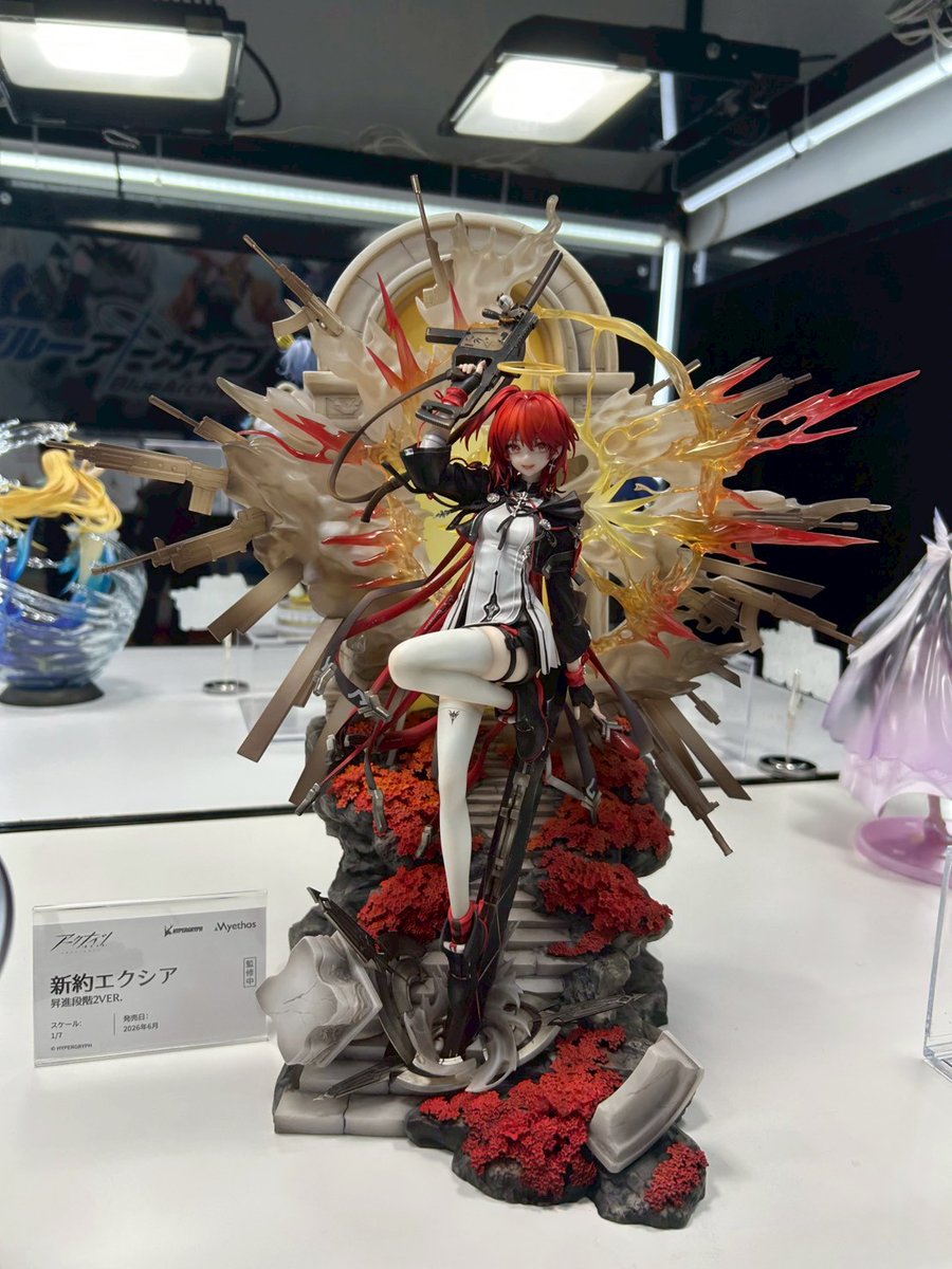 ワンフェス行ってる知り合いが撮ってくれた、新約エクシアくそでか❗