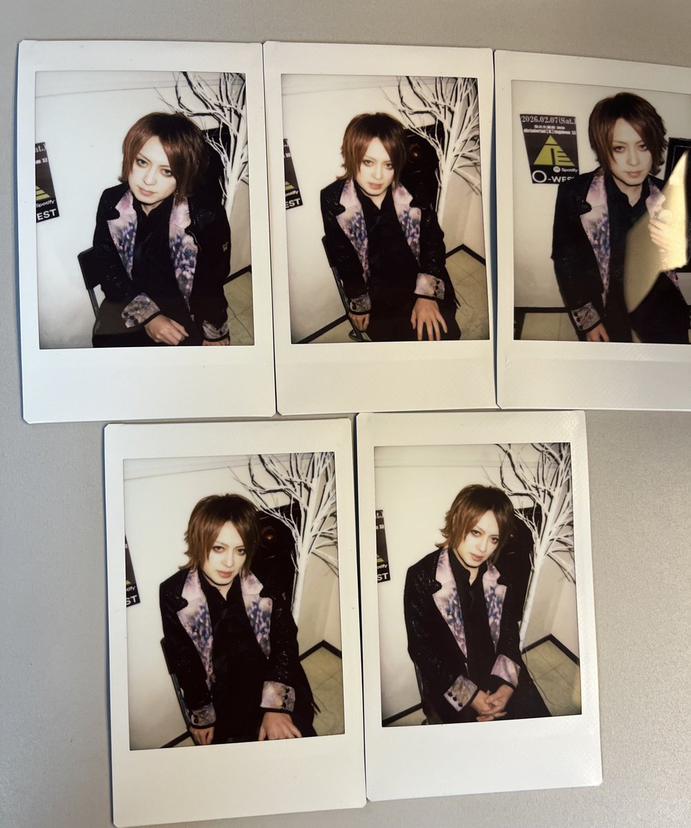 お譲りします】 DIAURA チェキ お譲りします2/7 渋谷 達也さん定価