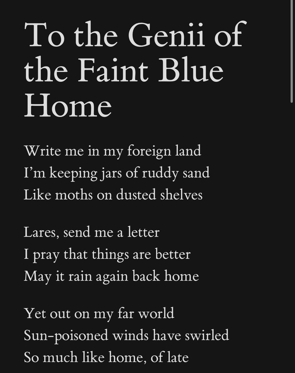 to the Genii of the Faint Blue Home
a narrative poem

linneaisaac.com/poems/to-the-g…