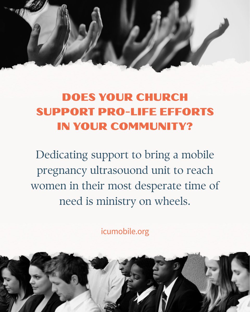 icumobile's tweet image. If your church wants to do something to help women facing unplanned pregnancies in your community, let us know.

#ICUMobile #ProLife #Ministry #PregnancyUltrasound