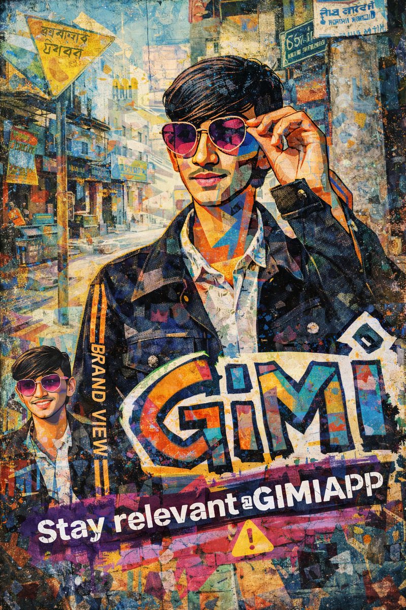 sumon0470's tweet photo. Powered by GIMI 🎨
This isn’t just a logo — it’s a movement.
From sketch to street, from dream to digital, creators turn vision into culture.
Bring your avatar, your city, your vibe, and make the GIMI art HIT.
Scroll-stoppers only.
#Stayrelevant @GIMIAPP https://t.co/RaM9sqRzs1