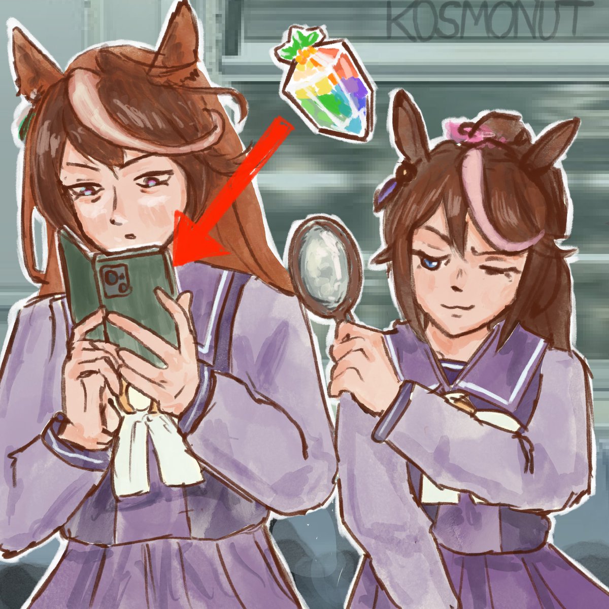 KosmonutArt's tweet image. KAICHOU ALERT 💎💎💎