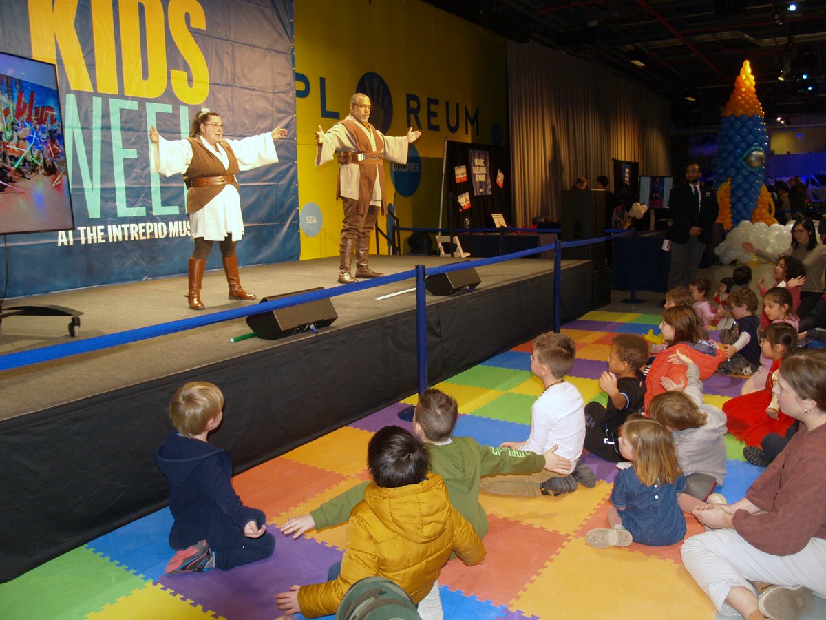 Kids Week is back at the Intrepid Museum! 🎨🛩️🌿
Feb 14–21, families can explore Aerospace, Arts &amp; Culture, and Nature &amp; STEM through hands-on activities and workshops.
Come join the fun and exploration all week long!
🗓️ 2/14–21
🕰️ 10–5
 Pier 86, NYC
🎟️ intrepidmuseum.org/kids-week