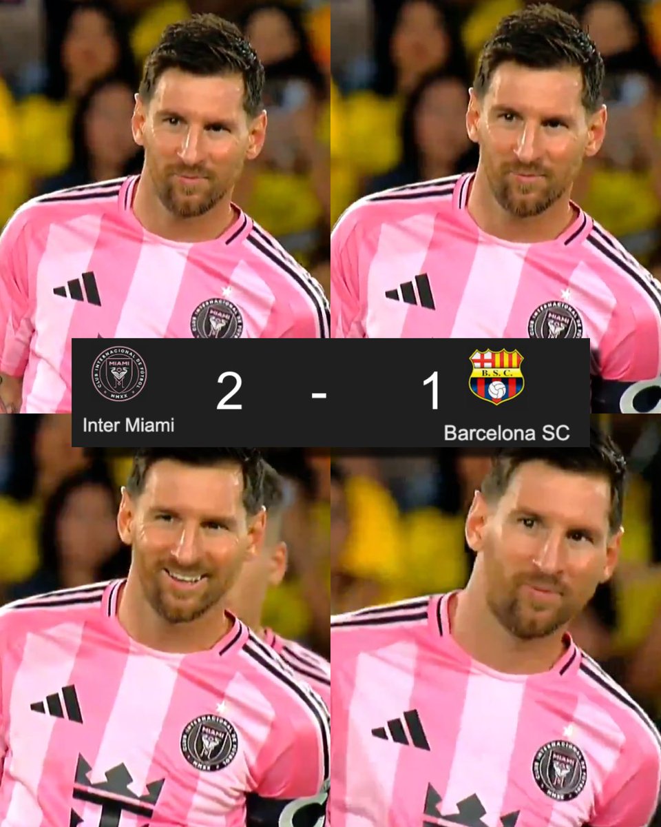 ¡¡MESSI NO DESCANSA NI EN PRETEMPORADA!!

✅ Hoy marcó un golazo tremendo.
✅ Hoy firmó una asistencia para Germán Berterame.
✅ Hoy dio show en el primer tiempo ante Barcelona.
✅ Hoy brilló en Ecuador. 
✅ Hoy volvió a ser figura con el Inter Miami.

COSITAS DEL MEJOR DE LA