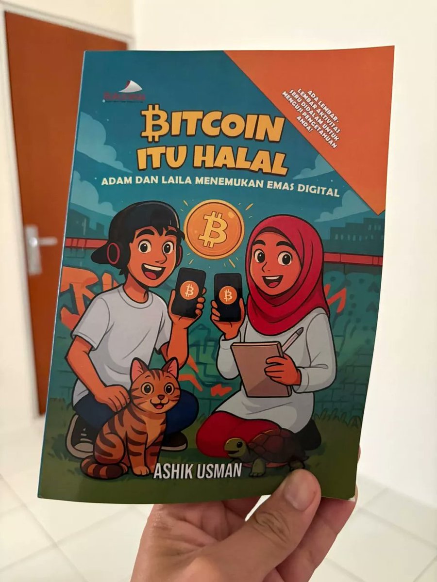 weareblockchain's tweet photo. ⭐⭐⭐⭐⭐ Highlighted Review from #Indonesia 🇮🇩

“Konten bagus, mudah dimengerti pesan dan isinya. Cocok untuk anak‑anak, remaja, dan dewasa yang ingin mulai belajar Bitcoin.”

#BitcoinIsHalal https://t.co/D5NMl7p0H0
