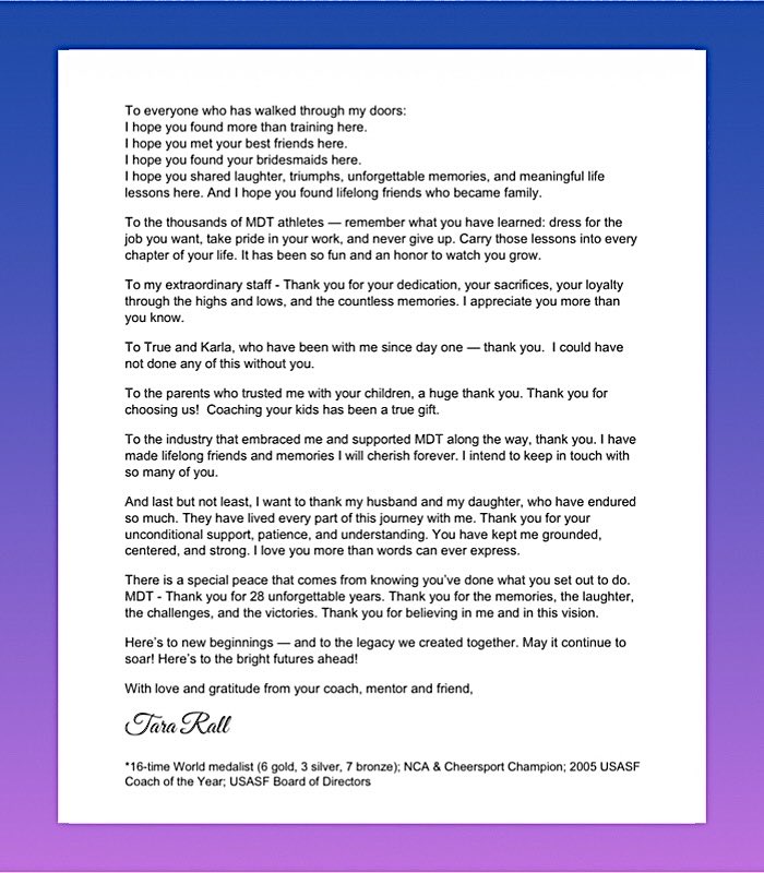 Tara Rall has posted an update on the future of Maryland Twisters ⬇️