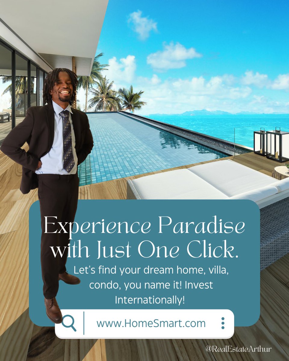 RealEstateARTJ's tweet image. DM, Text, or Call me to discuss! Let’s get your property sold! How about we invest internationally? 🏝️ 🤔 😤 

📲 909.708.5240

We just released a 8➕ Out now @youtube Tap in! 👉🏾 youtube.com/live/ACVIyYDNG…

#RealEstate #InternationalTravel #Foreign #Realtor #Podcast @AtomInfinity_