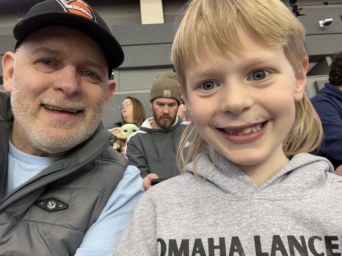 Star Wars night at the <a href="/OmahaLancers/">Omaha Lancers</a>. #TweetTheHeat