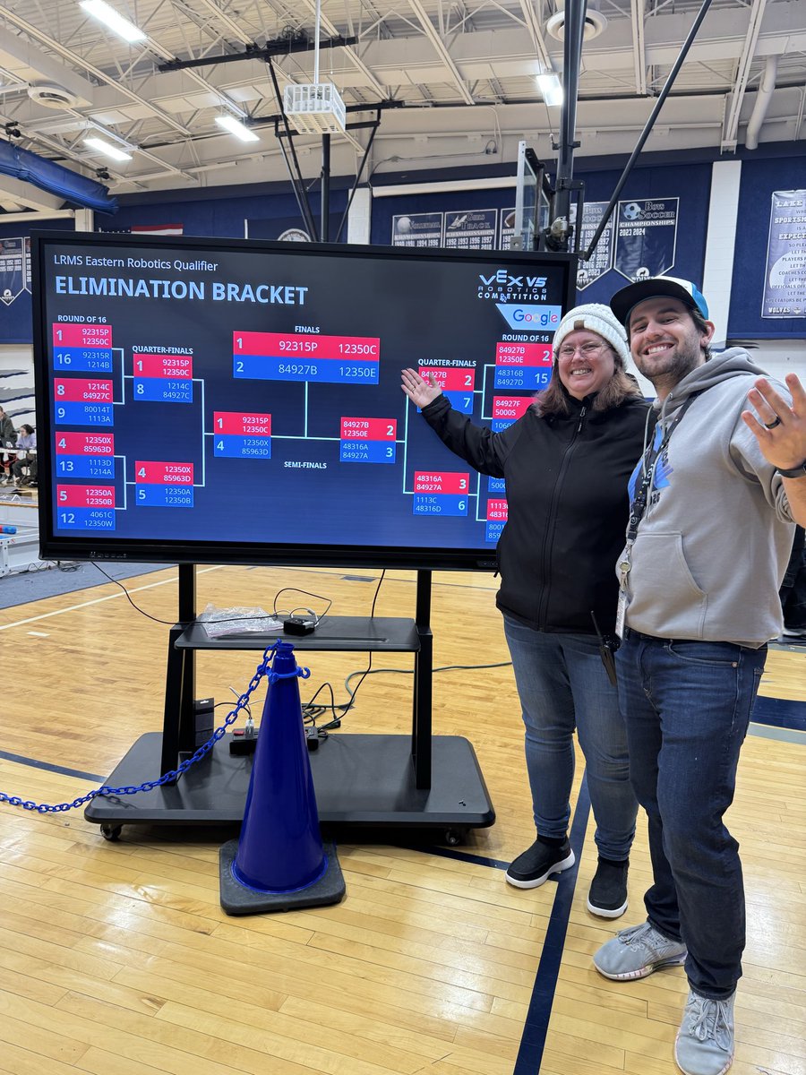 CorreaFAE's tweet photo. What an exciting day!! @PotomacMS PantherBots Team B not made it the elimination rounds, they went undefeated and finished as tournament  champions!  🦾🤓 https://t.co/xA4VnHws0F
