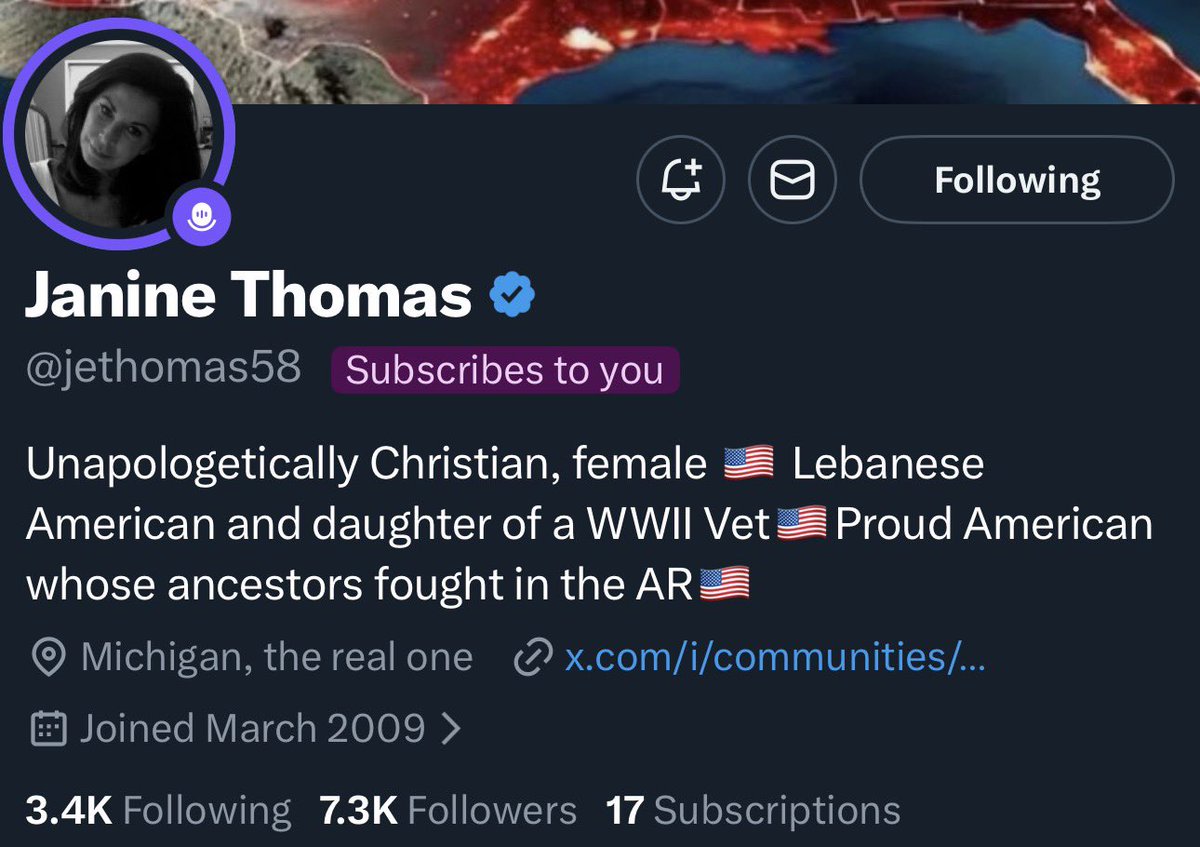 It’s very rare that I give a shoutout unless it it’s extremely deserving.

Give .<a href="/jethomas58/">Janine Thomas</a> a consideration.

She is from a family of immigrants that have served in numerous wars in defense of this country.

This is what a true American family is.

She also serves her country