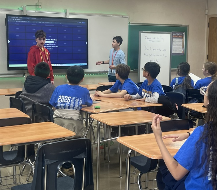 Our 5th graders had a sneak peek at middle school life visiting Woodland Middle School! They had the opportunity to meet amazing Woodland teachers, tour the halls and classrooms, and experience the excitement of this next chapter in their educational journey! <a href="/emeadowschools/">East Meadow Schools</a>