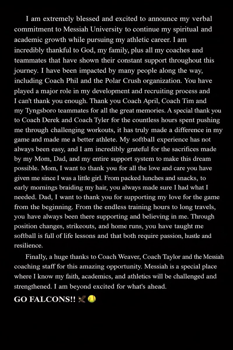 Class ‘31 💙🤍💙
<a href="/MessiahSoftball/">Messiah Softball</a> <a href="/PolarCrush/">Polar Crush Softball</a> <a href="/tyngtigersports/">THS Athletics</a> 
#GoFalcons🦅🥎