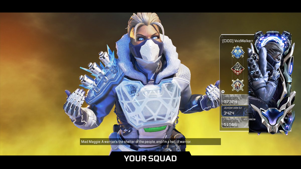 another apex update : achieved Maggie's 4k &amp; 20 bomb ! 💥‼️