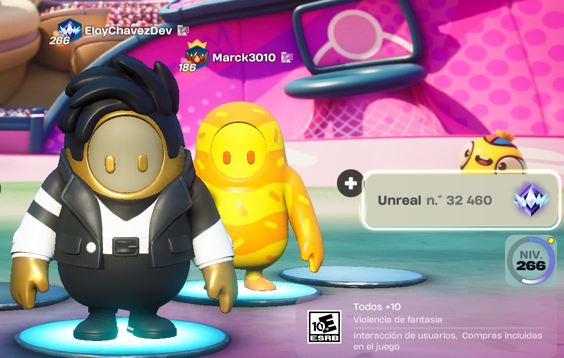 Los dominios caóticos de S106 #Fortnite y P106 #FallGuys han convergido. La misión es clara: ayudar al viajero Marck3010 a ascender.

Su objetivo es llegar a Unreal.
Como #gamer del Nexo mi rol es: eliminar obstáculos, crear caminos y asegurar su ascenso.