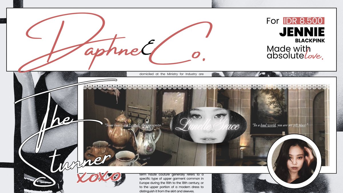 Daphneury's tweet image. May she asks for little help with a repost? ❤︎

She currently has ready stock layout designs featuring Jennie, Karina, Wonyoung and Ahyeon (GG.) : Available for purchase. #zonauang. Feel free to DM for details. Check 𝗔𝗟𝗧 for more info or layout codes, thank you.
