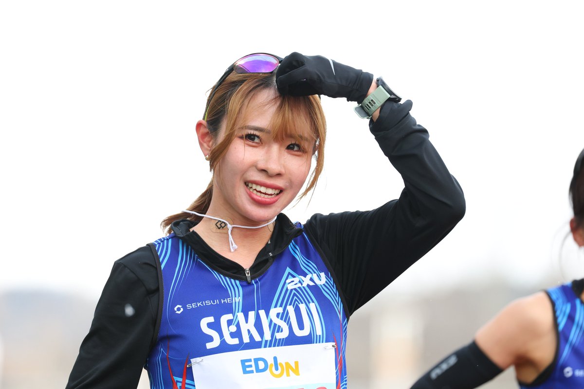#全日本実業団ハーフ
女子10km 
🥇山本有真（積水化学）32分01秒 
大会連覇＆8年ぶりに大会記録を8秒更新
🥈中後心晴（第一生命グループ）32分44秒
🥉楠莉奈（積水化学）32分47秒