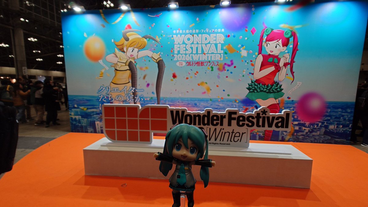 ワンフェス入場成功ダヨー✨ #WF2026冬 #mikudayo #ミクダヨー