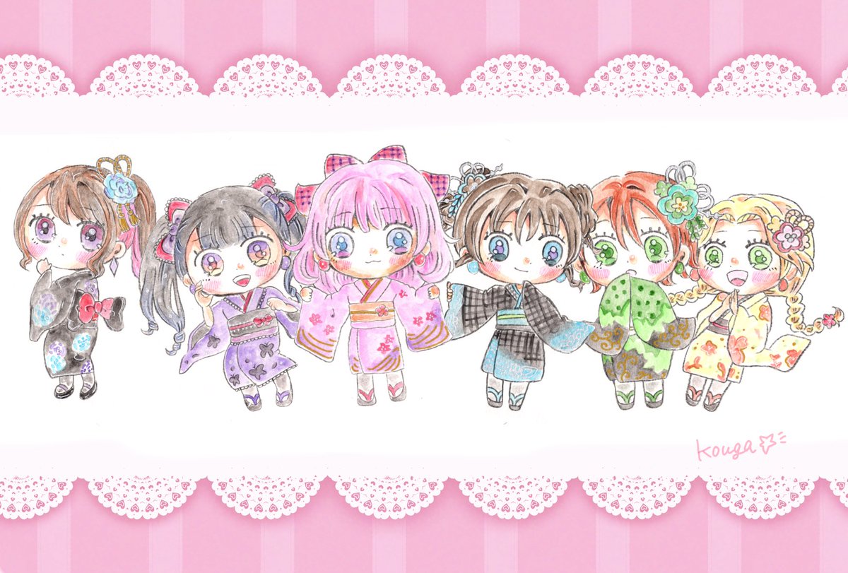 2枚目もよろしくお願いします(*´︶`*)
お正月に描いたウィッチーズちゃん達！
栄子ちゃんも！🩷💛🩵💚💜🌹
#ぐんコミMBWFA  #前橋魔女会議