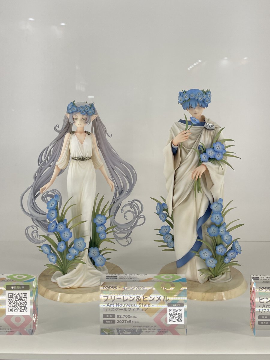 designcoco_t's tweet image. ／
デコマス展示中❗
＼
#WF2026W にて『#マッドハウス × #デザインココ 葬送のフリーレン #フリーレン &amp;amp; #ヒンメル - Art Nouveau Style - 1/7フィギュア』を展示＆大好評予約受付中！

☆完全受注生産☆
予約締切：4/2 coco-store.jp/products/69

#葬送のフリーレン