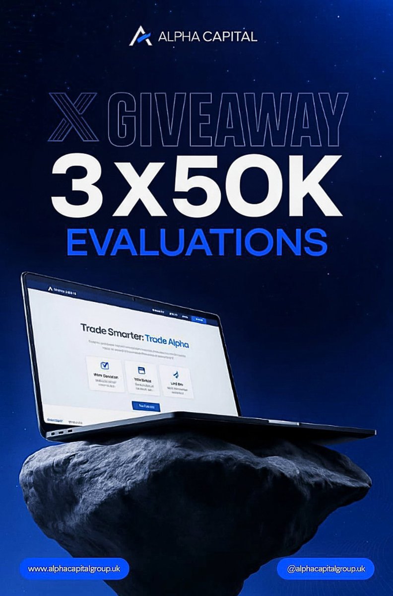 🚨 $150K Giveaway with <a href="/AlphaCapitalUK/">Alpha Capital Group</a>🚨still available 🚀

Follow :
<a href="/_toxic_trader/">𝐓 𝐎 𝐗 𝐈 𝐂 🔱</a> 
<a href="/AlphaCapitalUK/">Alpha Capital Group</a>
<a href="/ICTGEMS/">𝙈 𝙄 𝙆 𝙀 ⚡️</a> 

🔹 Like &amp; Repost &amp; Quote the post

🔹 Tag 3 Friends 

🔹 Must subscribe Youtube: youtube.com/@toxictrader_o…

🔹 Sign up at app.alphacapitalgroup.uk/signup/TPERCY

Winners in 3 days! ⏱️