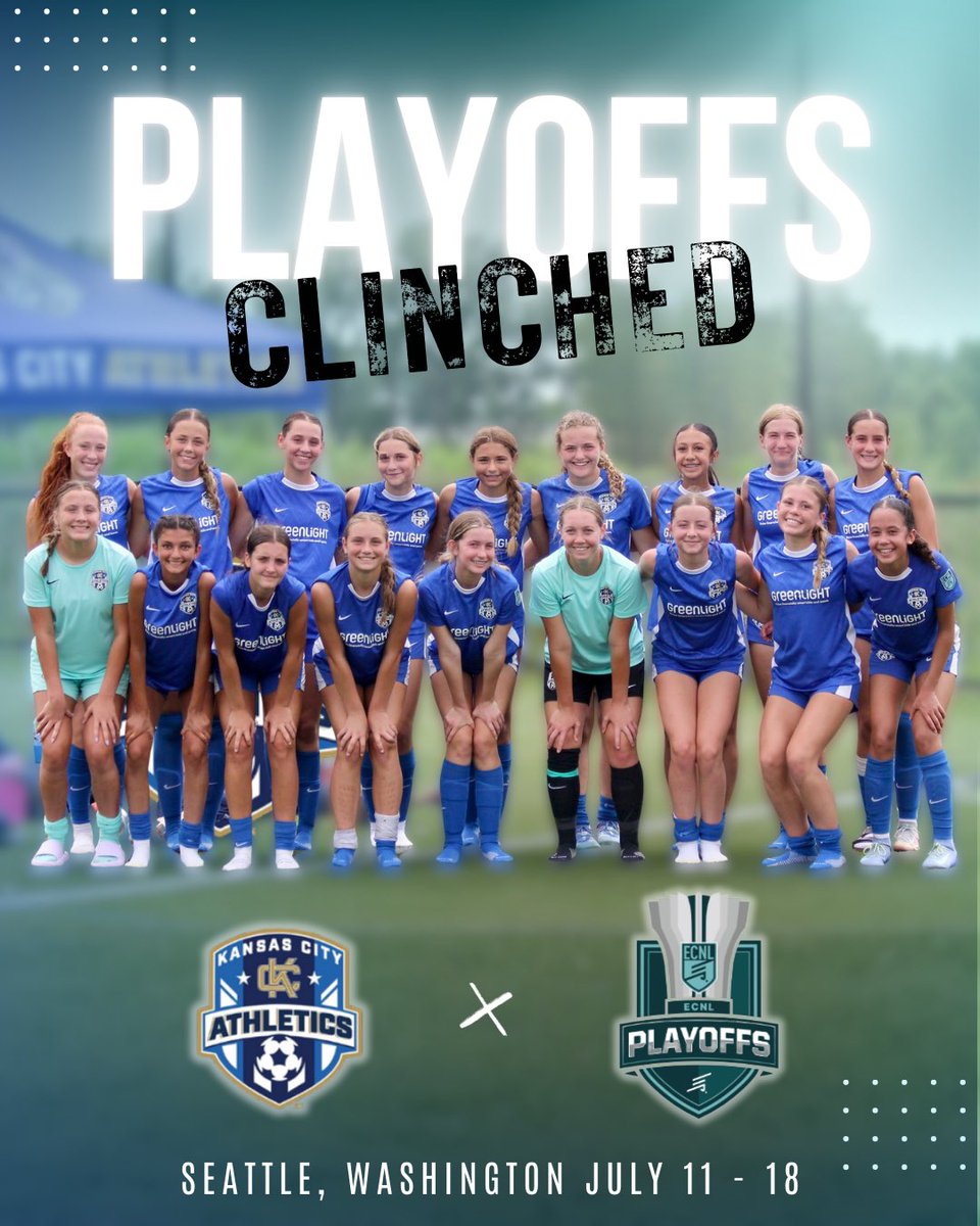 KCA2011GECNL's tweet image. Champions League Qualified!

@MarcusKelcher @AthleticsKC @TheECNL @ECNLgirls @ImYouthSoccer @PrepSoccer @TheSoccerWire @TopDrawerSoccer