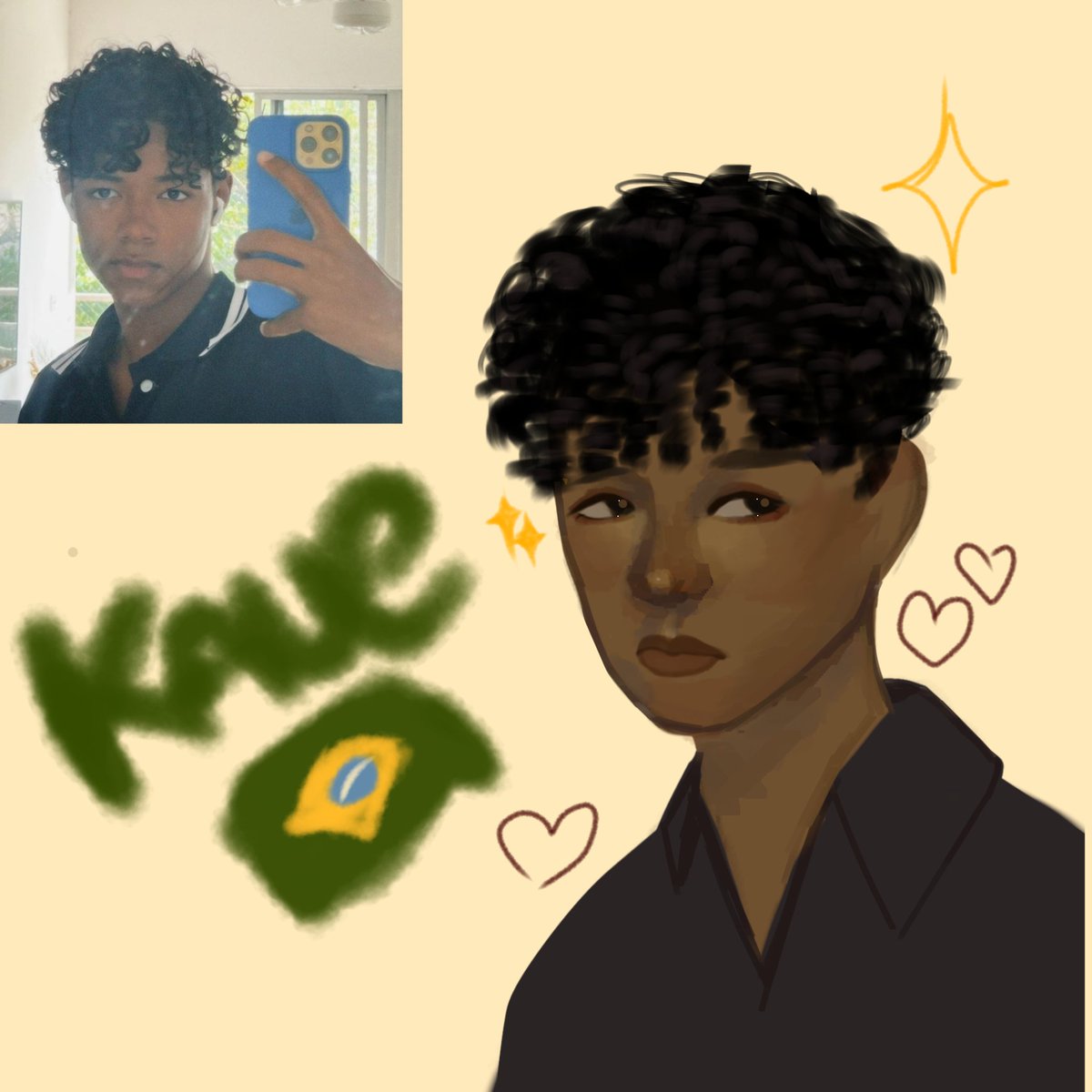 sariiih0_0's tweet image. Avisa lá que é o maioral 🇧🇷🇧🇷❤️‍🩹

(Perdão se tiver meio esquisito, esse eu fiz rapidinho e eu tbm sou péssima em desenhar homem😭)
#stb #SantosBravos #kaue #KAUEPENNA #art #Brasil #fanart