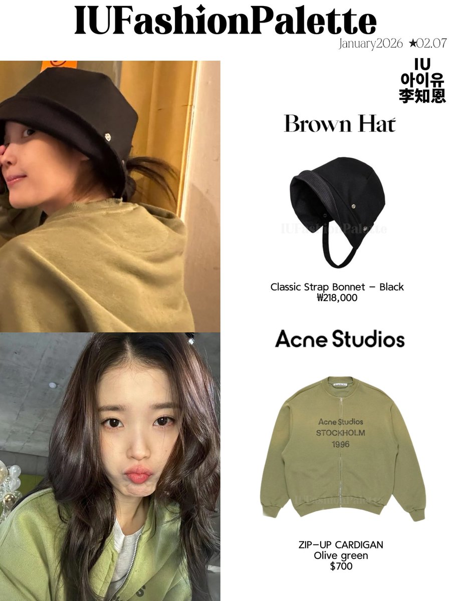 Ufashionpalette's tweet photo. 【260207】IU IG update
hat | Brown Hat
cardigan | Acne Studios
#IU #아이유 #iufashion #iustyle https://t.co/XMxgm0H2Ce