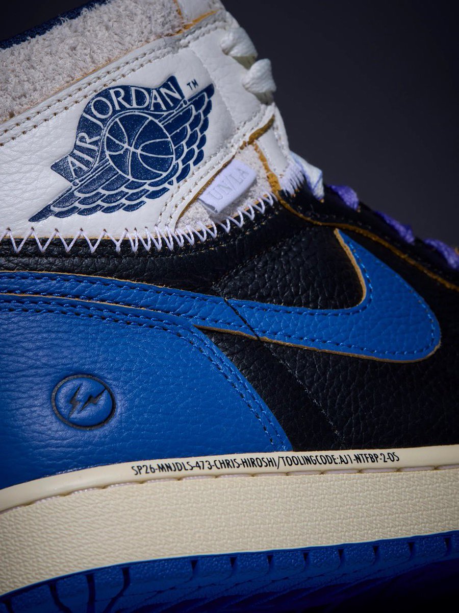 Fragment x UNION x Nike Air Jordan 1 Retro High OG SP “Black and