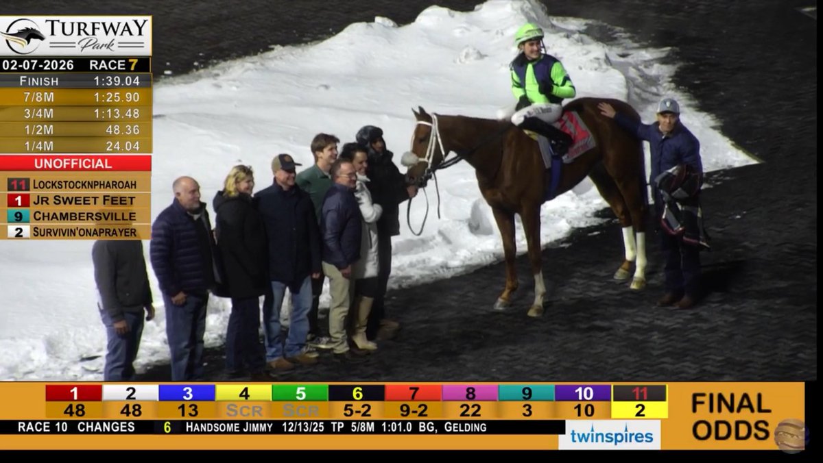 TomDruryRacing's tweet photo. Lockstocknpharoah makes it 2-2 with a runway win @TurfwayPark! So happy for the connections, my staff and Edgar. Onward and upward for this guy! https://t.co/Nx169cNB0t
