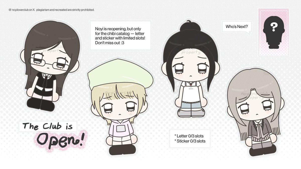 retweet will be appreciated  ♬ ͜͝ ̣̣♡　

( 🎹 ) … aloo___^ noyi buka kembali tapi hanya untuk katalog chibi dengan slot terbatas! aku open hari ini pukul < 12.00 wib > yap ♥︎ dm for order ✉️

t. layout chibi #zonauang #zonaba