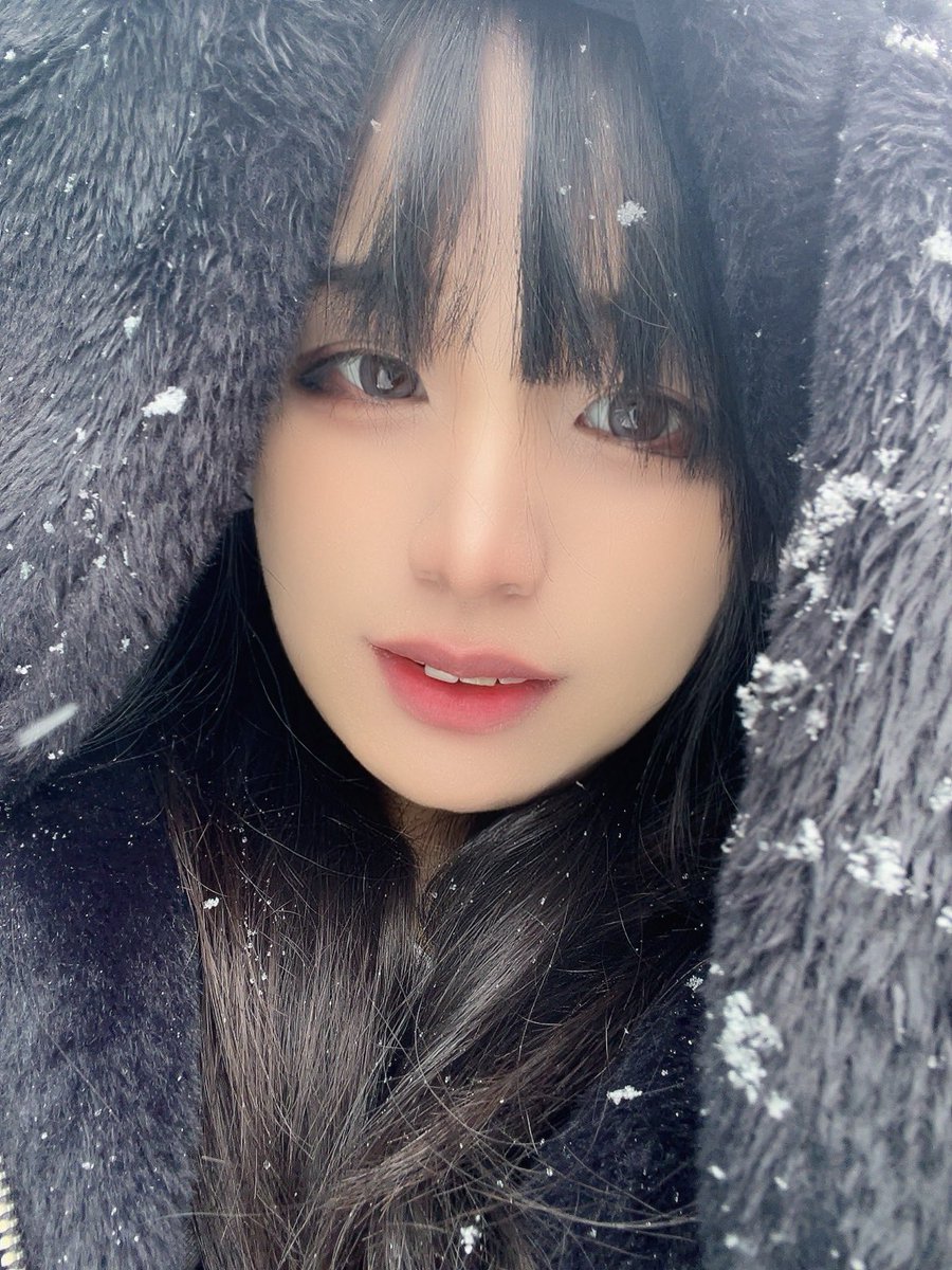 わぁい雪降ってる☃️