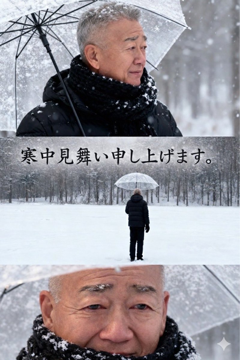 position1980's tweet photo. 寒中お見舞い申し上げます https://t.co/g0RsR09UMf