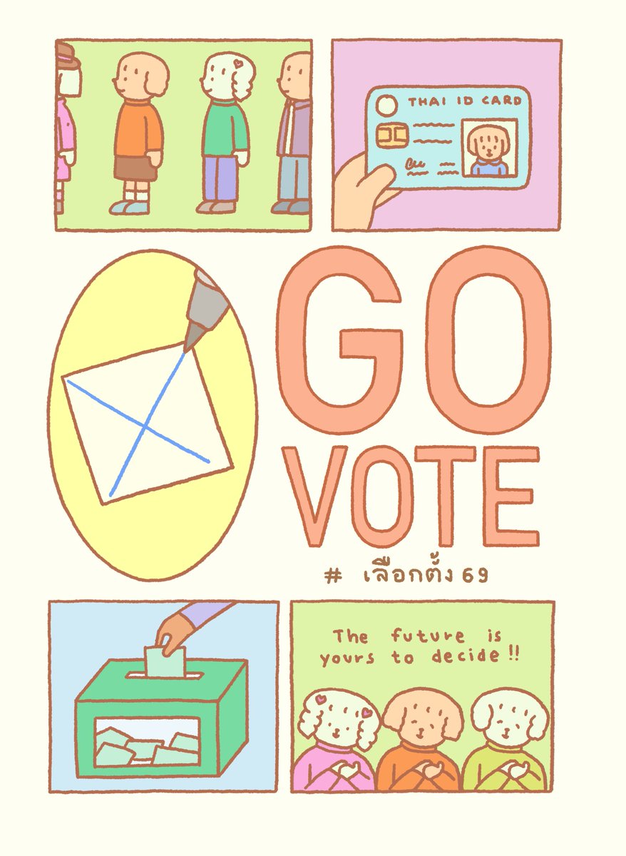 pimchonni's tweet image. Voting is your responsibility!! #เลือกตั้ง69