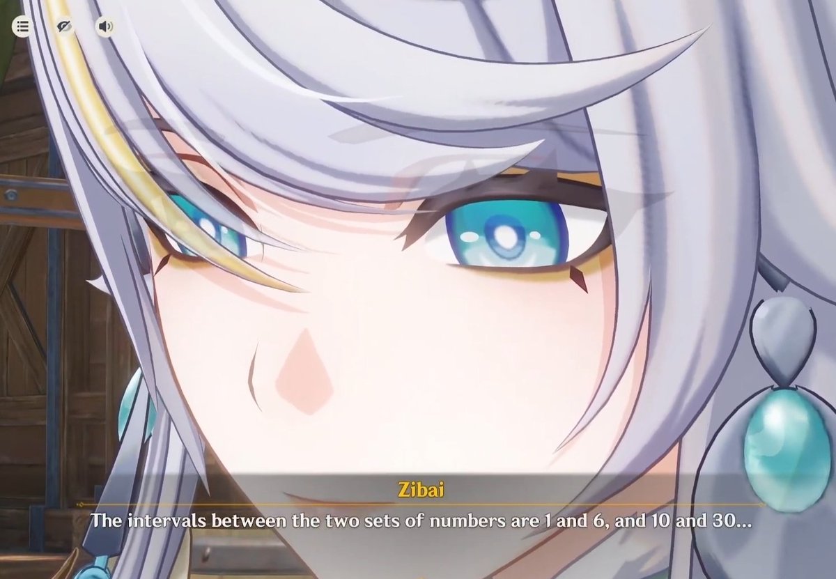 Zibai's eyes are her personality traffic lights but when it's blue you know it's time for MATH