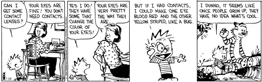 Calvinn_Hobbes's tweet image. That moment you realize adults don’t actually know what’s cool anymore, and it feels quietly tragic. Calvin said what we were all thinking.
#CalvinandHobbes #GrowingUp