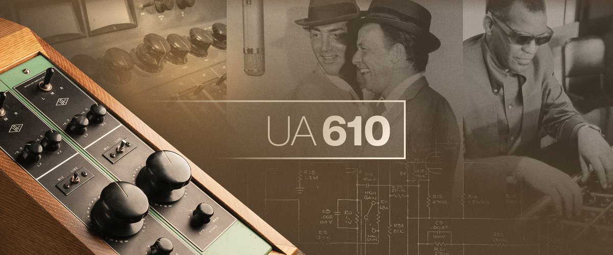 Universal Audio UA 610
レコーディングを変えた歴史的コンソール・サウンドを"無料で"手に入れよう！

黄金時代のアイコンを捉えた歴史と哲学を知り、優れたパフォーマンスを引き出しましょう。
(UADハードウェア不要のNative対応プラグインが今だけ¥0無料配布中です)
ua-mi.jp/news/ua-610-th…