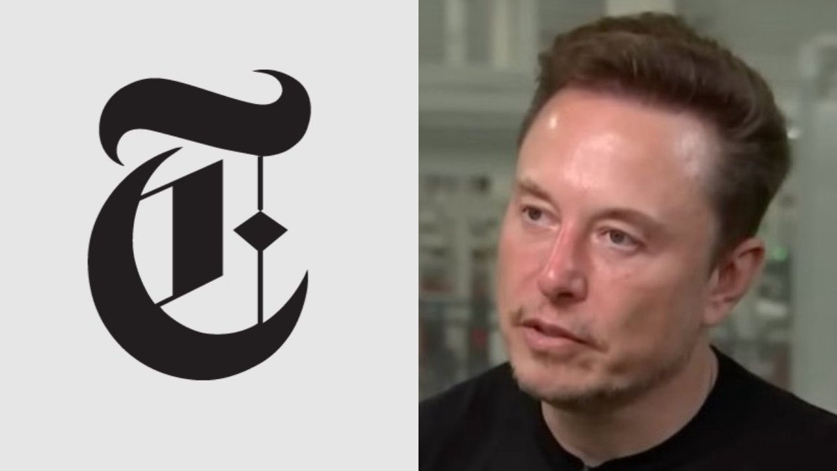 Elon Musk afirma que el medio ‘ The New York Times’ es una máquina de propaganda corrupta y de extrema izquierda.🇺🇸🔥