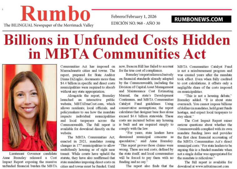 islantstudio's tweet photo. Good morning to everyone in Massachusetts who’s been against the MBTA Communities Act and now info shows what it’s really costing local cities and towns.

A detailed analysis based on data prepared for the State Auditor by Lieutenant Governor candidate @AnneBrensleyMA shows that the mandate carries more than $4.4 billion in unfunded costs statewide. These are real expenses municipalities are being forced to absorb, from zoning and planning work to infrastructure strain, legal fees, staffing, and long-term compliance costs.

None of that came with a check from Beacon Hill.

Supporters say this isn’t a housing debate, but that misses the point. This is about accountability. You can’t impose sweeping statewide mandates, ignore the full cost of compliance, and then expect cities and towns and local taxpayers to quietly pick up the tab.

If the state truly wants cities and towns to build more housing, it should be willing to provide the funding to help make that happen, instead of pushing the entire burden onto local communities and the people who already live there.