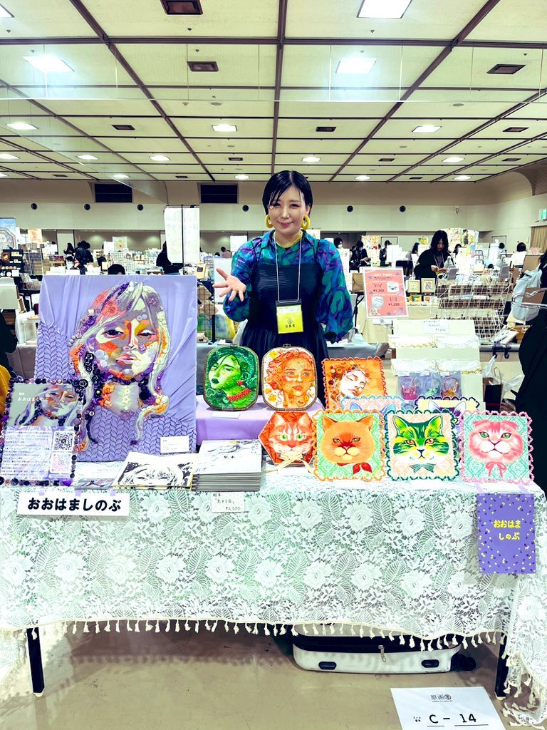 『原画市』設営出来ました💡
今入場始まったもようです
#原画市