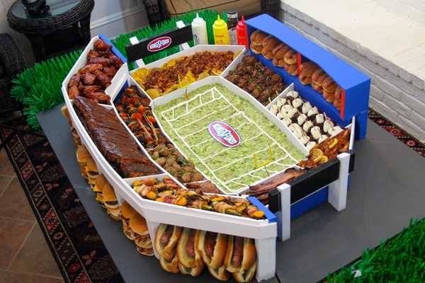 Grillocracy's tweet photo. Think I have enough food for the Super Bowl? https://t.co/9ISEVs0xNg