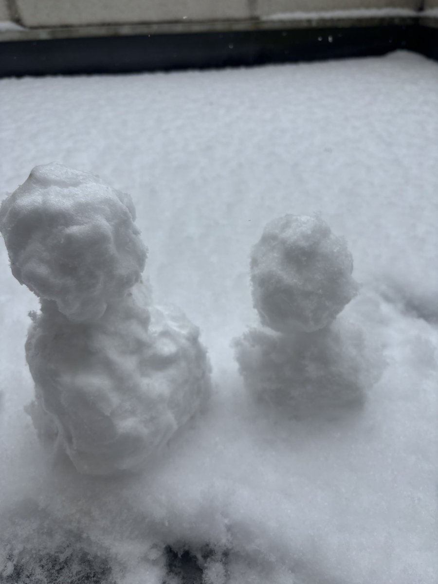 KRSARS__'s tweet photo. 雪だるま作ったよ☃️
外の空気が気持ちよさそう。

今日は全国的に寒さが続きそうですね❄️
北海道・東北は真冬の寒さ、
関東〜九州も朝晩は冷え込みそう。

あたたかくしてお過ごしください🧣 https://t.co/k6dIlxSPqx