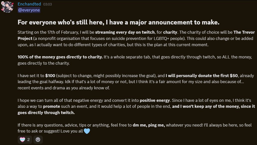 A major announcement