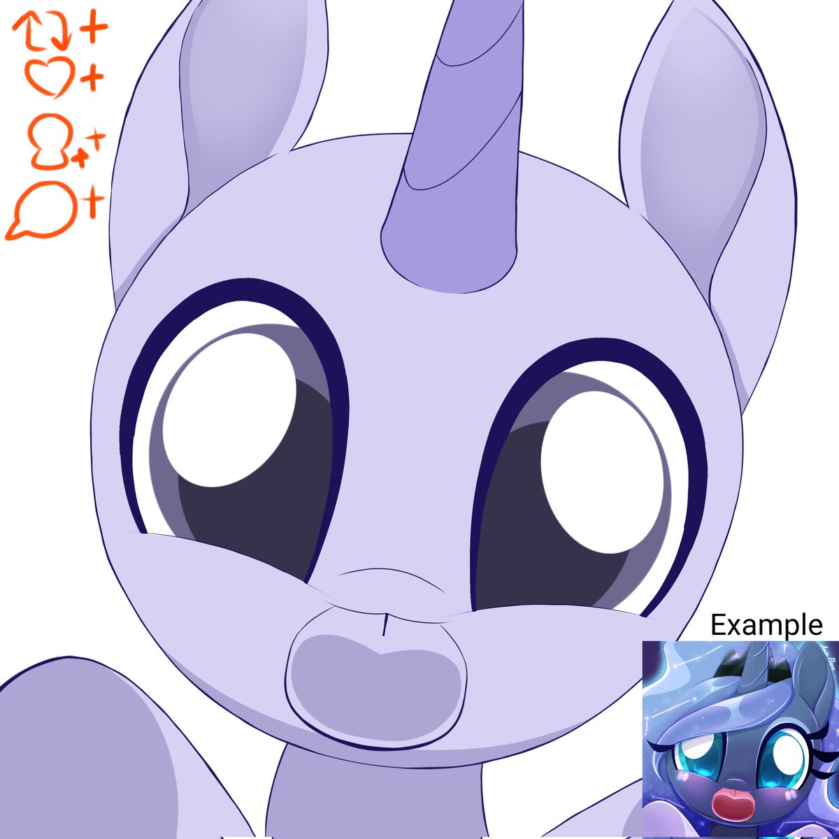 A little giveaway!☀
4 lucky followers will be randomly picked from the comments, and I’ll draw your Pony OCs on a template.
 
Rules: Comment + Follow + Like + Repost ✨

Deadline: February 18th
(Also running on Bluesky now)
#MLP