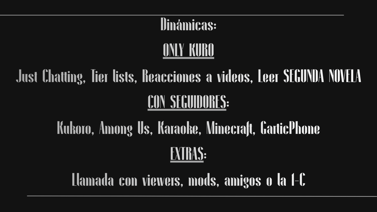 GKuroMonochrome's tweet photo. 3er EXTENSIBLE MONOCROMATICO
10 De Febrero | 6PM Chile
Vamos a intentar repetir las 24 horas... Tendremos Video de mejores clips, Segunda novela del lore y más
https://t.co/IY76UqaKeI
https://t.co/IY76UqaKeI
#VtuberES #Vtuber #Extensible #twitchextensible #VtuberUprising https://t.co/I3gId9seMr